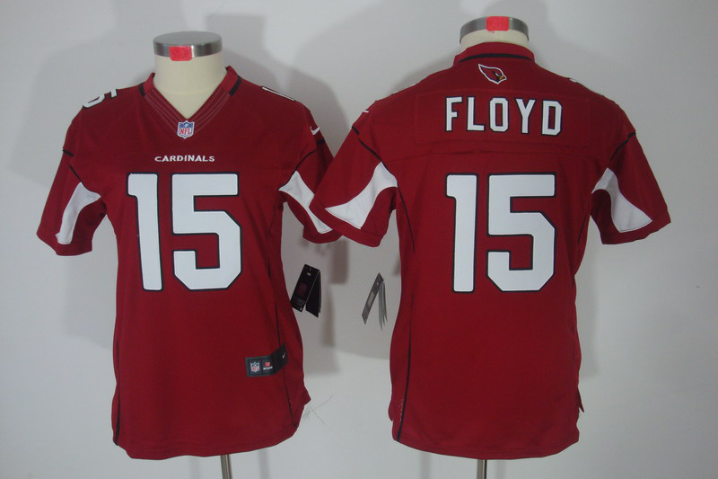 red Michael Floyd limited Women Nike NFL Arizona Cardinals #15 Jersey