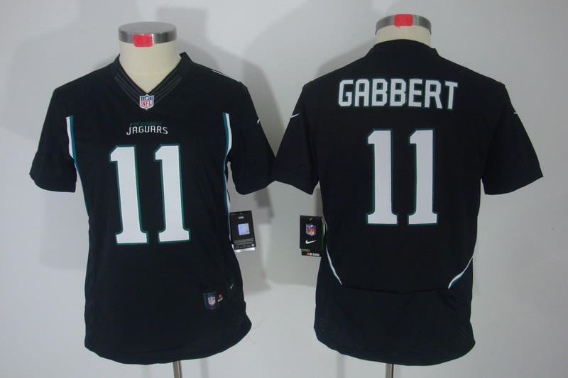  black Gabbert Jersey, Jacksonville Jaguars #11 Women Nike limited Jersey