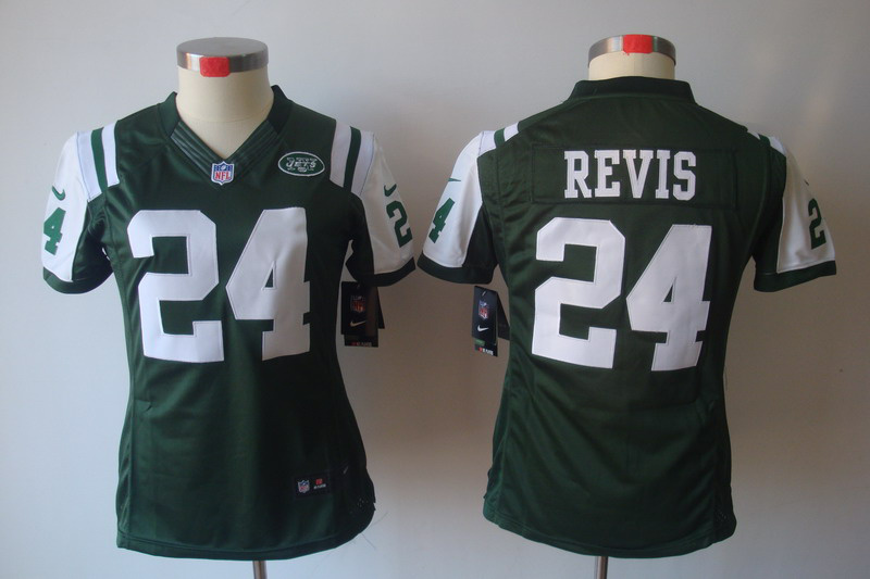green Darrelle Revis Women LIMITED Nike NFL New York Jets #24 Jersey