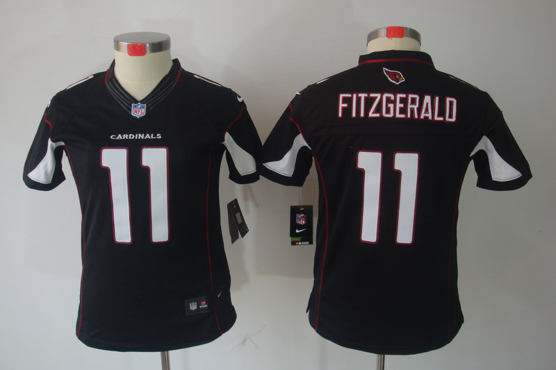 Larry Fitzgerald black Jersey, Arizona Cardinals #11 Women Nike limited Jersey
