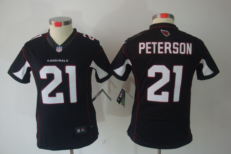 Arizona Cardinals  #21 Patrick Peterson black Women Nike limited Jersey