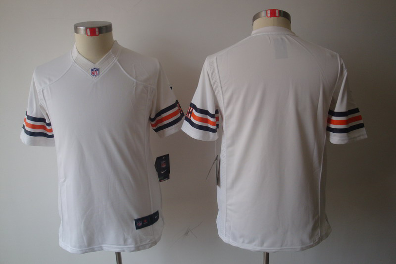Youth Blank Limited White Nike Chicago Bears Jersey