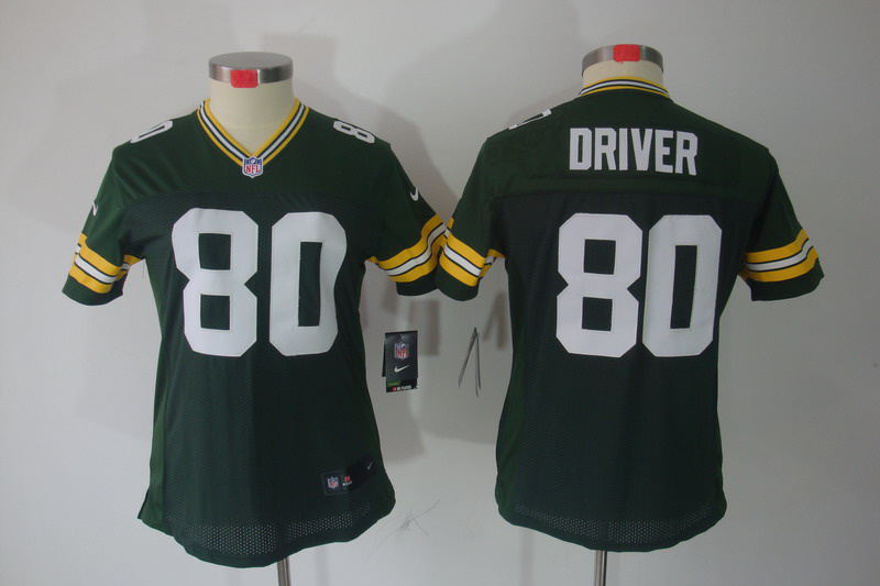 Driver Limited Women green Packers Jersey