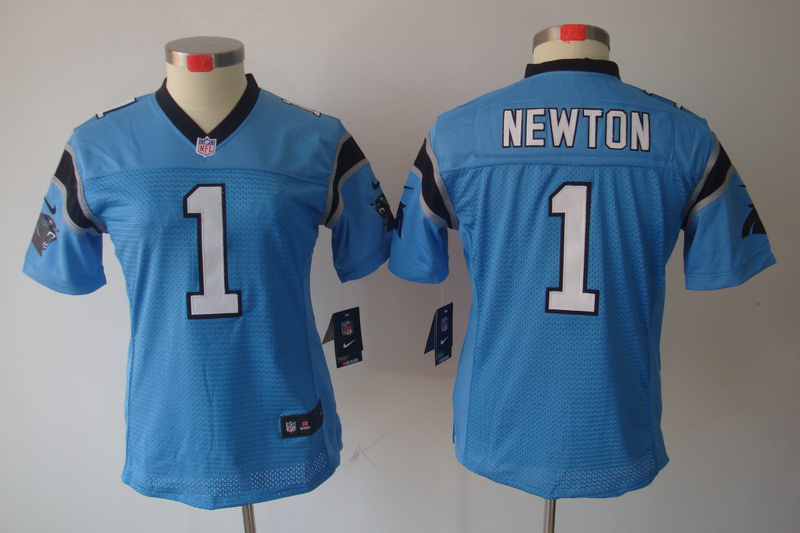 Newton limited Jersey Blue #1 Nike Women Carolina Panthers Jersey