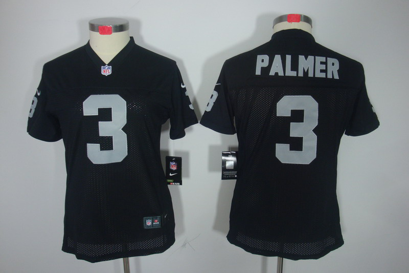 Oakland Raiders #3 Palmer Limited Nike Women jersey in black