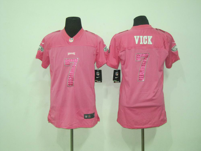 Vick Jersey pink #7 Nike Women Philadelphia Eagles Jersey