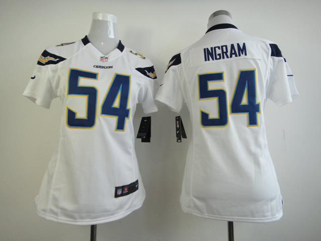 Chargers #54 Ingram White Kids Nike NFL Jersey