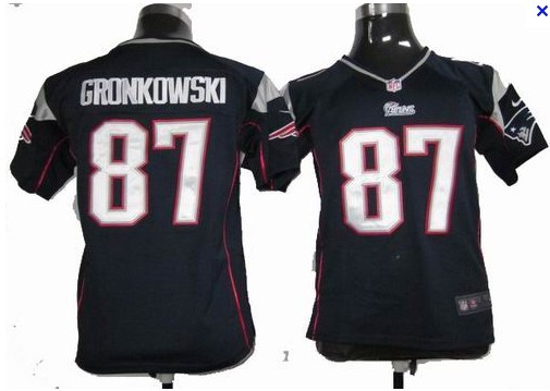 Blue Rob Gronkowski Patriots Youth Nike Game #87 Jersey