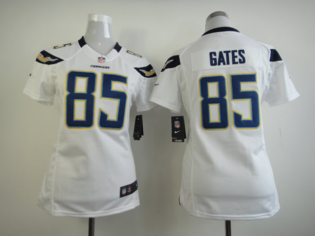 Chargers #85 Antonio Gates White Kids Nike NFL Jersey