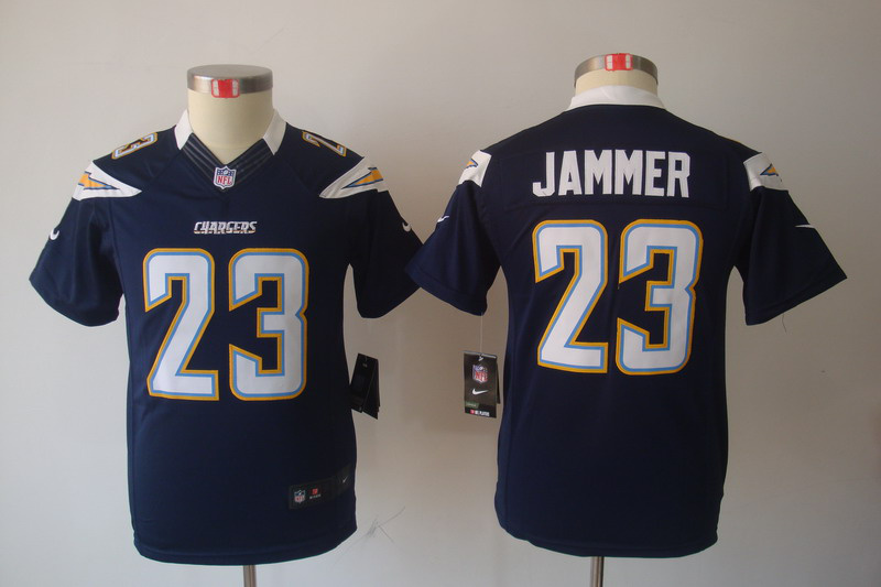 Jammer limited Jersey: Youth Nike limited #23 San Diego Chargers Jersey in blue