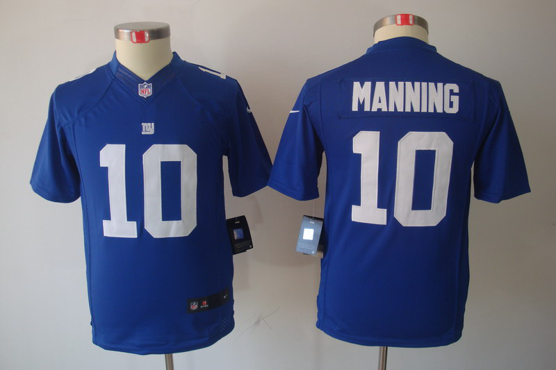 Manning limited Jersey: Youth Nike limited #10 New York Giants Jersey in Blue