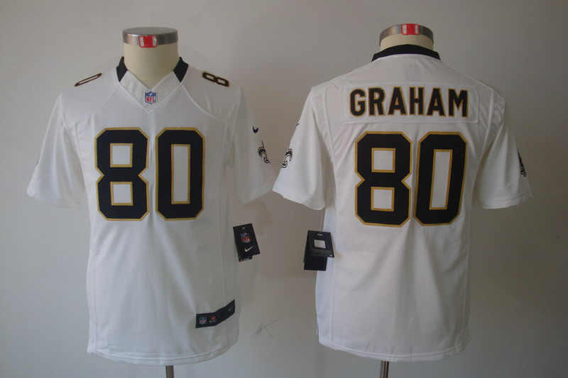 Youth Nike limited New Orleans Saints #80 Graham Youth jersey in white