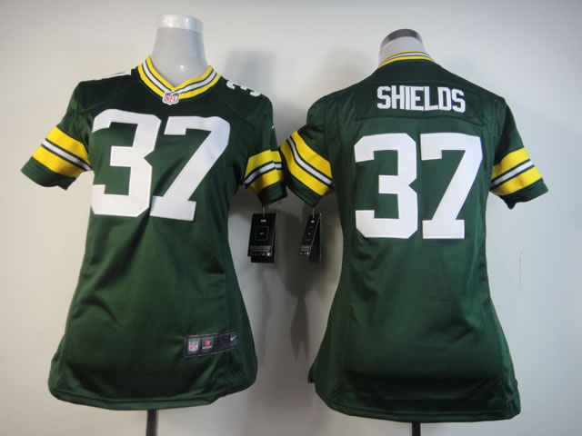 Kids White Sam Shields jersey, Nike Green Bay Packers #37 jersey