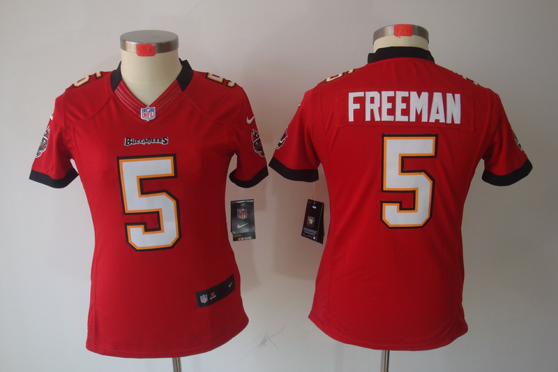 Women Nike Freeman Red Buccaneers limited Jersey