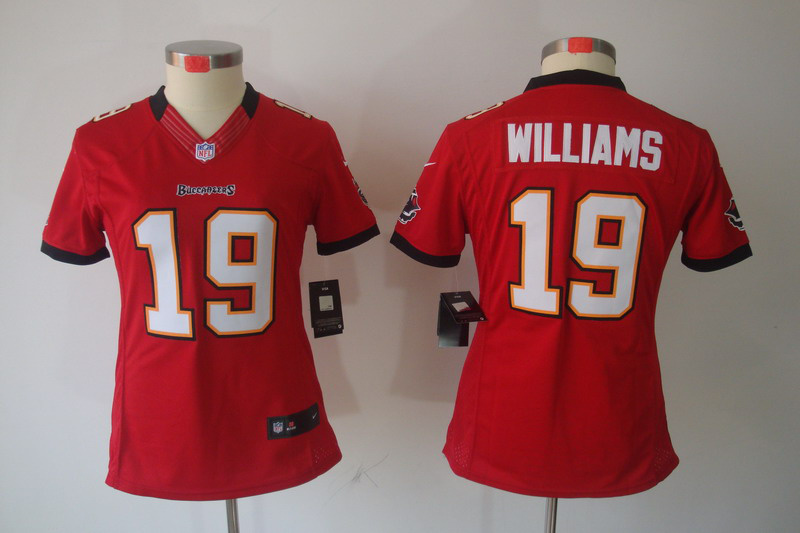 Tampa Bay Buccaneers #19 Williams Women Nike limited jersey in red