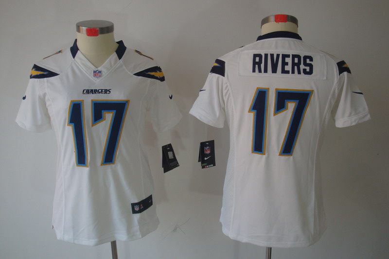 Women Nike Phillip Rivers white Chargers limited Jersey