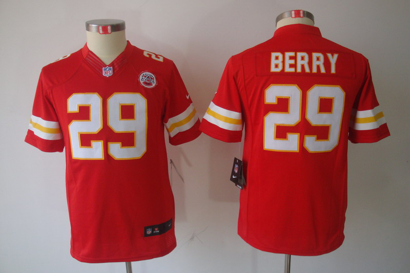 Chiefs #29 Eric Berry red limited Youth Nike Jersey