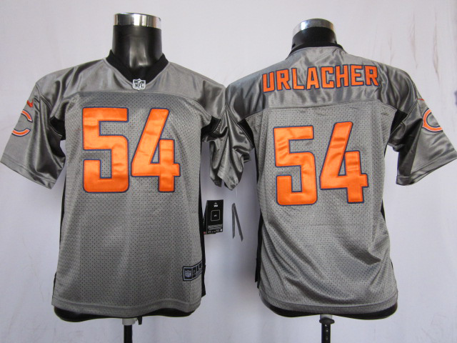 Urlacher Jersey: Youth Nike Shadow #54 Chicago Bears Jersey in Grey