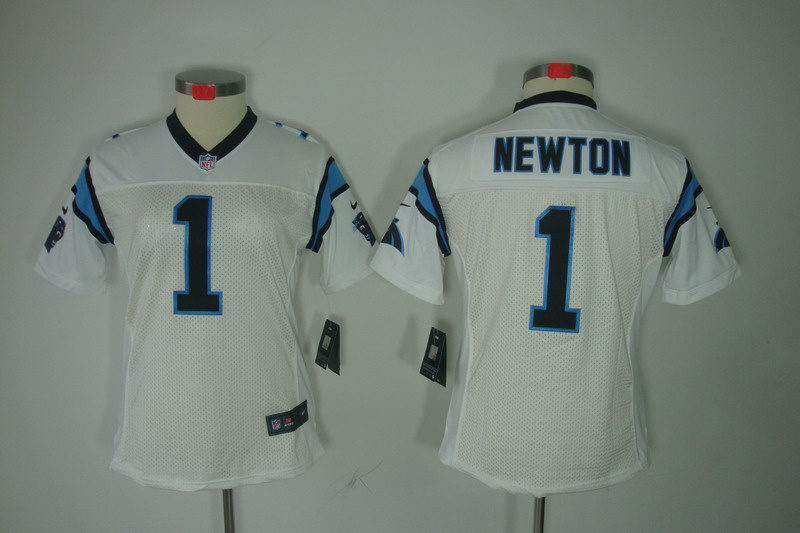 Carolina Panthers #1 Cam Newton Orange Limited Nike Women jersey