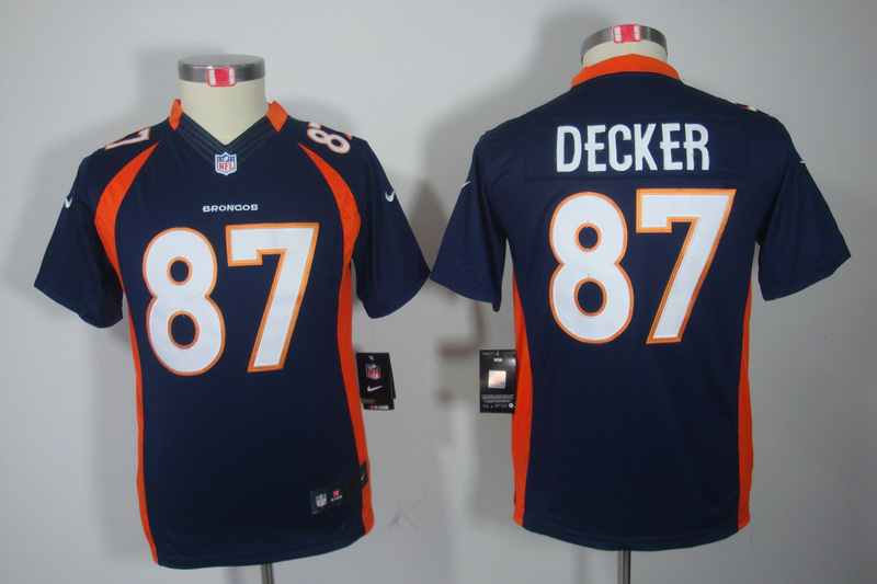 Blue Eric Decker NIKE NFL Denver Broncos #87 Jersey