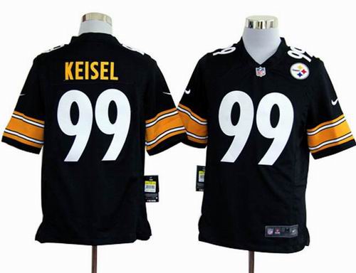 Black Brett Keisel Steelers game #99 Jersey