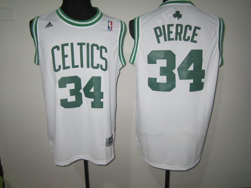 White Pierce Revolution 30 NBA New Orleans Celtics #34 Jersey