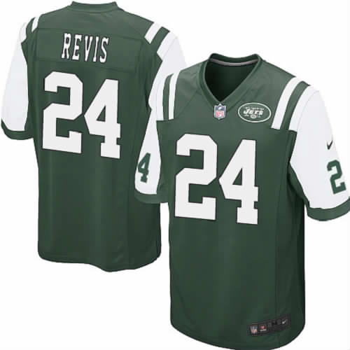 #24 Darrelle Revis green New York Jets Nike Youth Jersey