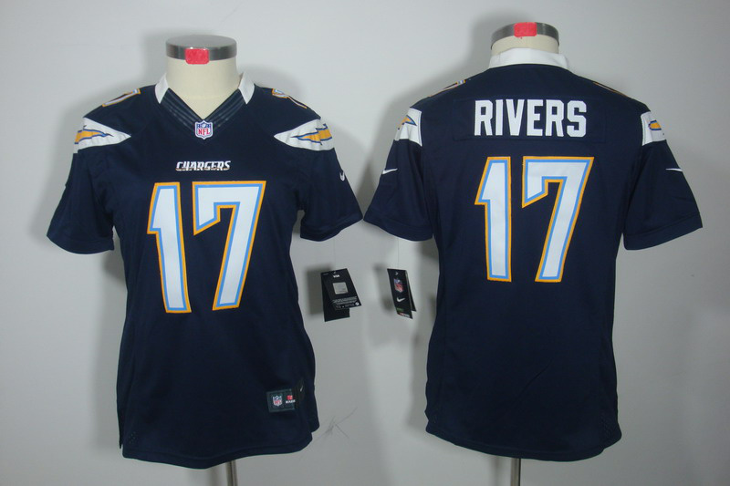 Phillip Rivers limited Blue jersey, San Diego Chargers #17 Nike NFL Womens jersey