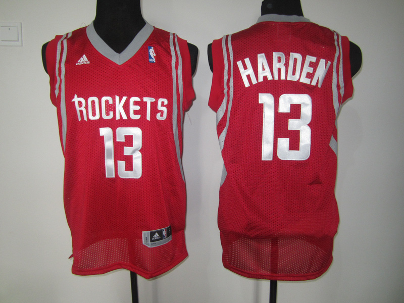 Harden Red Jersey, NBA Houston Rockets #13 Revolution 30 Jersey