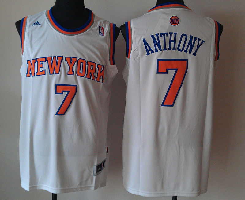 NBA Revolution 30 #7 Anthony White New York Knicks Jersey