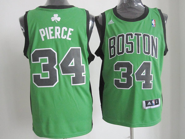 Paul Pierce Jersey: NBA Revolution 30 #34 Boston Celtics Jersey in green
