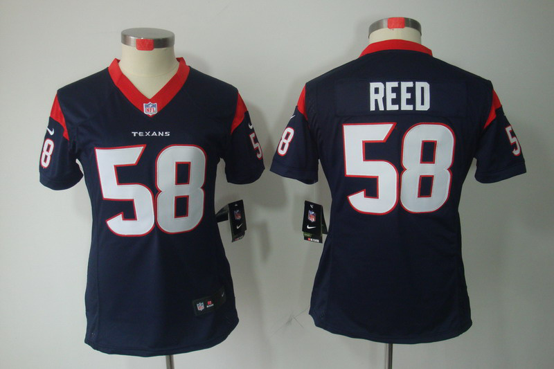 Brooks Reed Women limited Jersey: Nike #58 Houston Texans Jersey In Blue