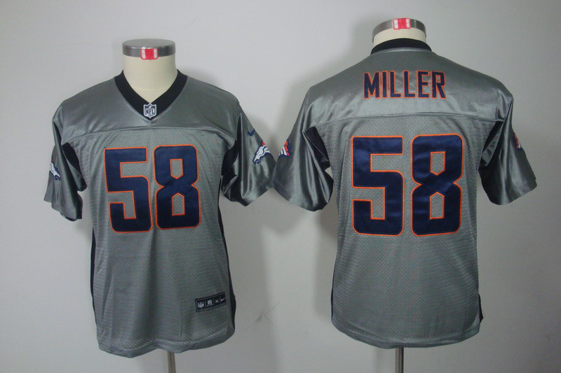 Miller grey Broncos Shadow Jersey