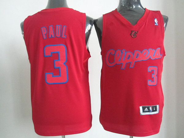 Red Paul Jersey, Los Angeles Clippers #3 NBA Revolution 30 2012 Christmas edition 2012 Christmas edition Jersey