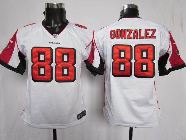 Gonzalez White Jersey, Nike Atlanta Falcons #88 Youth NFL Jersey