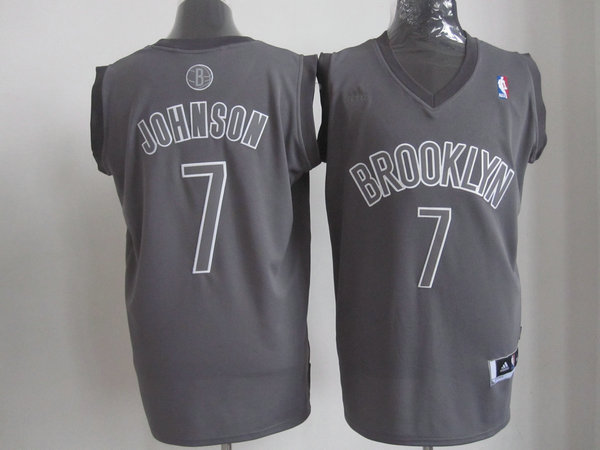 grey Joe Johnson NBA New Jersey Nets #7 Jersey