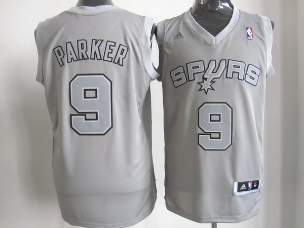 Tony Parker jersey Light grey NBA Revolution 30 2012 Christmas edition #9 NBA San Antonio Spurs jersey