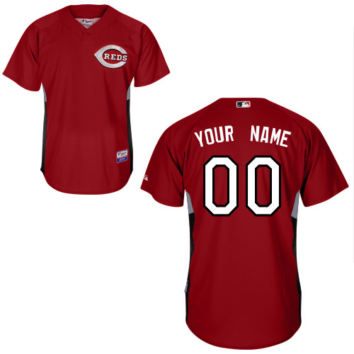 Personalized COOL BASE Batting Practice MLB red Youth Cincinnati Reds Jersey