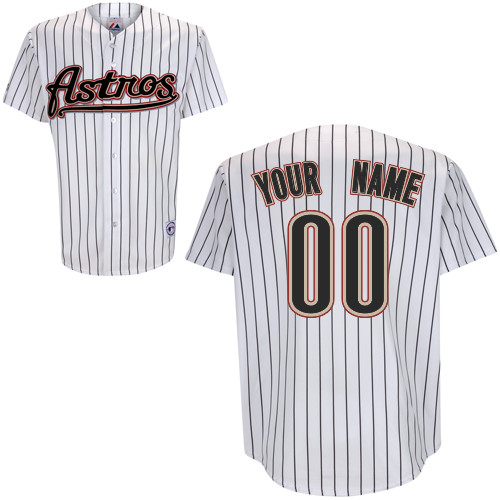 Youth Houston Astros White Personalized Home MLB Jersey