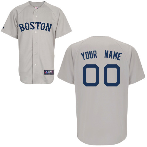 Grey Personalized Road MLB Boston Grey Sox Jersey