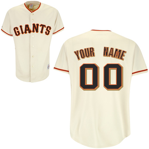Cream Youth San Francisco Giants Personalized Home MLB Jersey