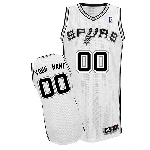 Spurs White Personalized NBA Jersey