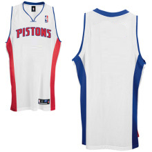 white Blank NBA Detroit Pistons Jersey
