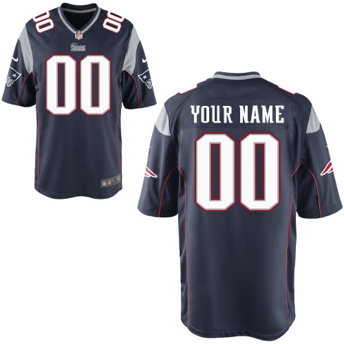 Youth Nike New England Patriots Team Color custom Game NFL Jersey