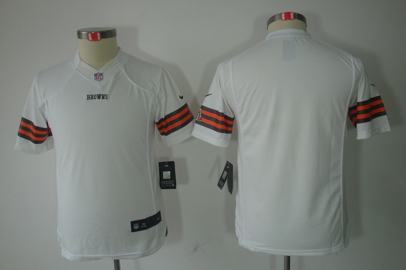 Browns white blank limited NFL Jersey