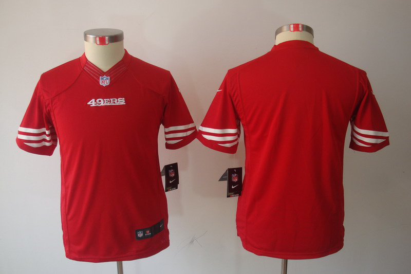Blank limited Youth Nike Red San Francisco 49ers Jersey
