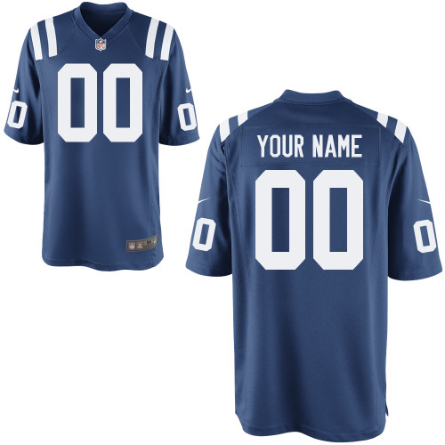 Team Color custom Game NFL Indianapolis Colts Jersey