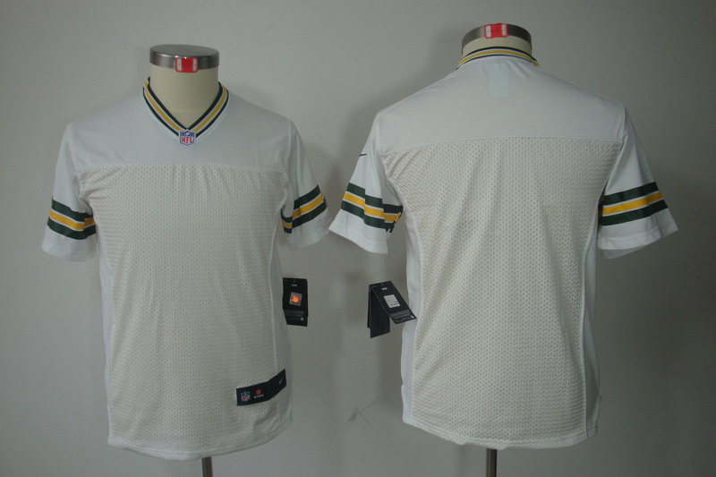 white Jersey, Youth Nike Green Bay Packers blank limited NFL Jersey