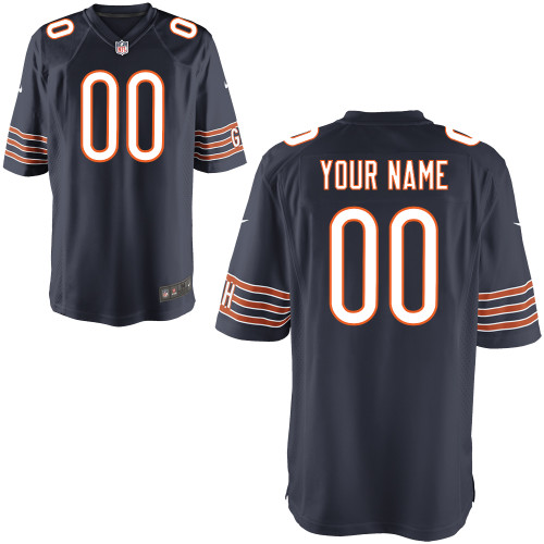 Youth Nike Chicago Bears Team Color Nike Custom Game NFL Jersey