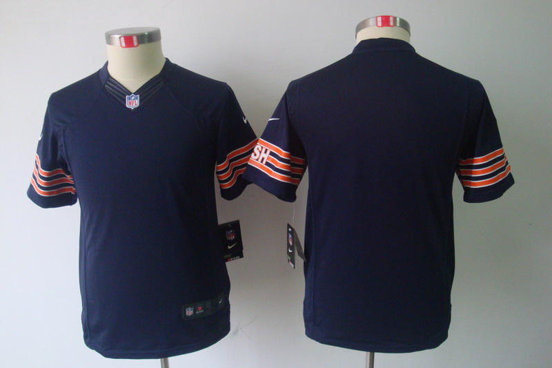 Blue Jersey, Youth Nike Chicago Bears blank Game NFL Jersey
